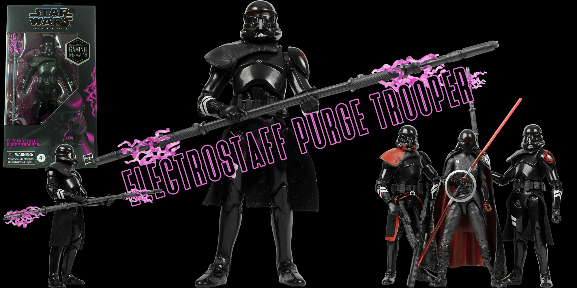 Black Series Electrostaff Purge Trooper Added