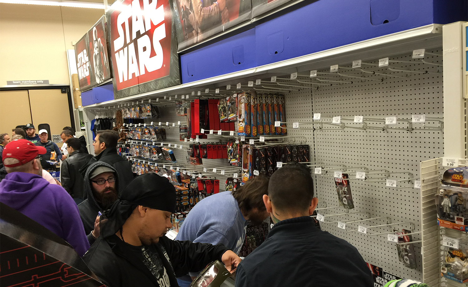 Fans in line for Force Friday at the Toys'R'Us in Tukwila, WA