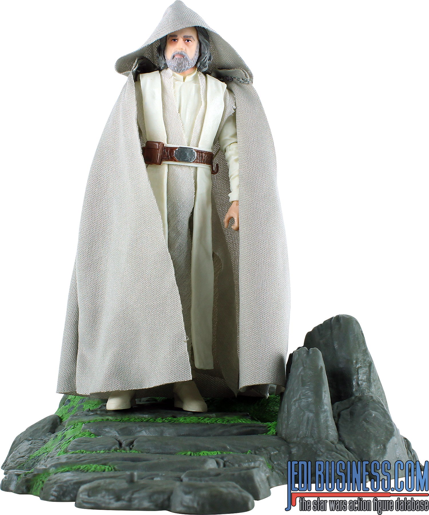 Luke Skywalker With Ahch-To Island Base