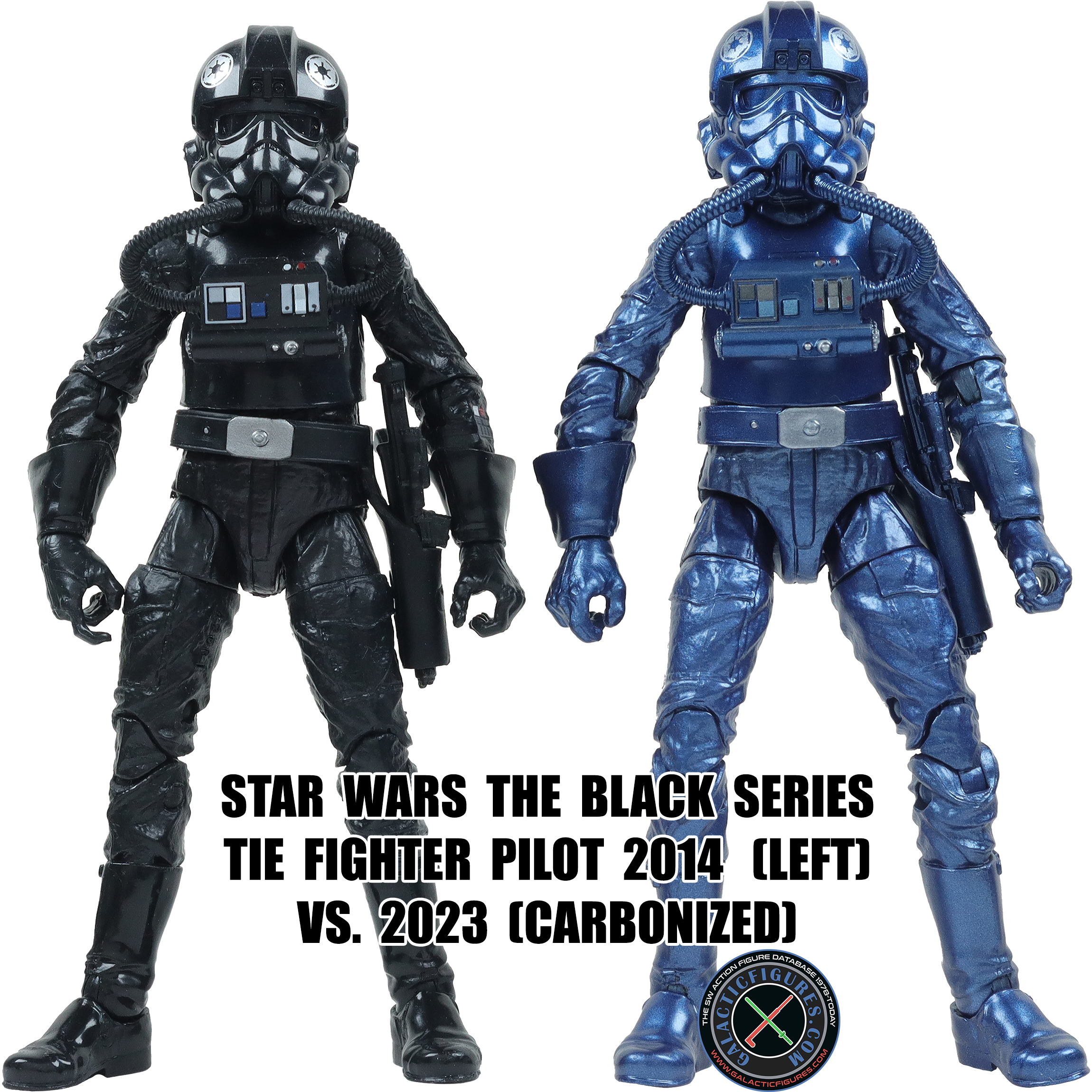 Tie Fighter Pilot Carbonized 2-Pack With Emperor's Royal Guard