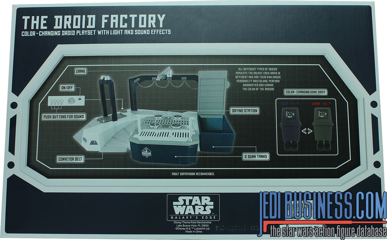 Gonk Droid With Droid Factory Playset