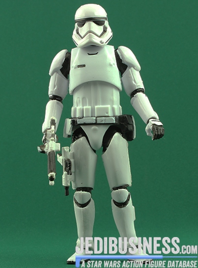 Stormtrooper figure, blackthree