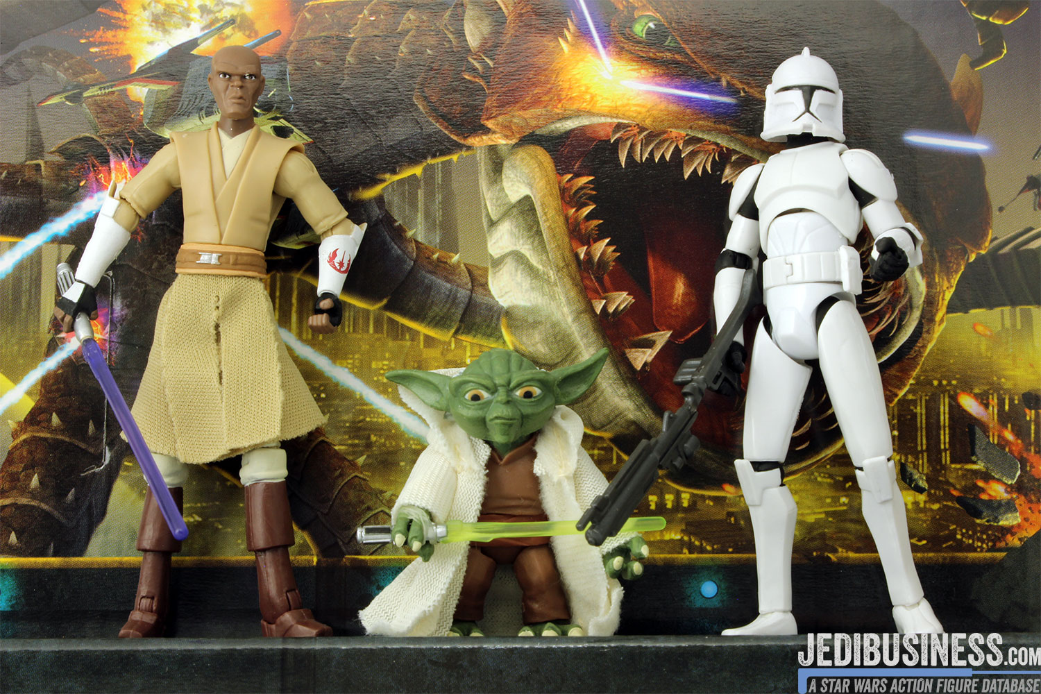 Yoda Stop The Zillo Beast 3-Pack