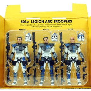 Clone Trooper Fives 501st Legion ARC Troopers 3-Pack