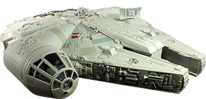 BB-8 With Millennium Falcon