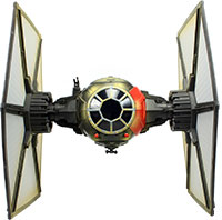Tie Fighter Pilot With First Order Special Forces Tie Fighter (Jakku)