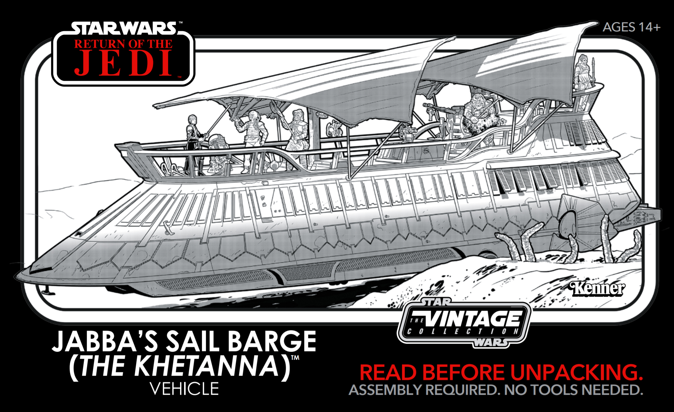 Jabba's Sail Barge Assembly Instructions