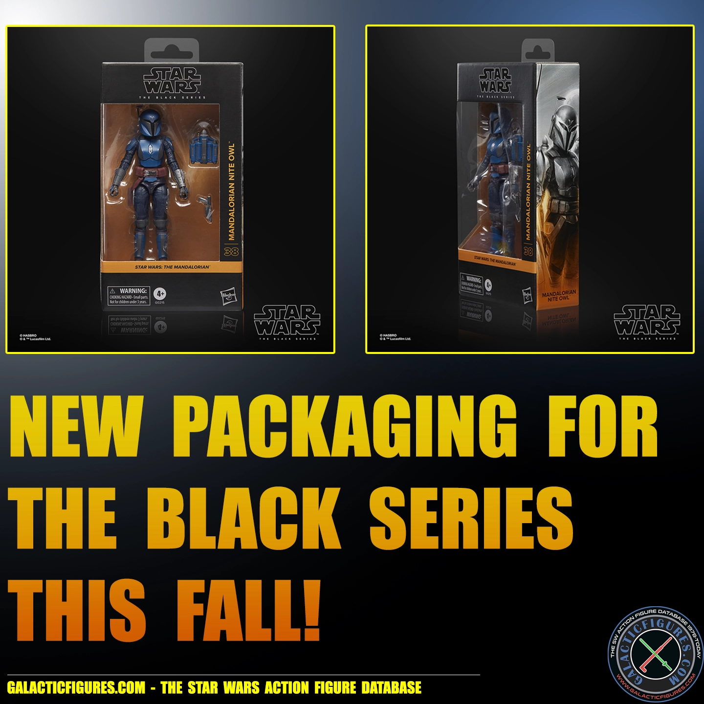 New Packaging Revealed For Black Series!