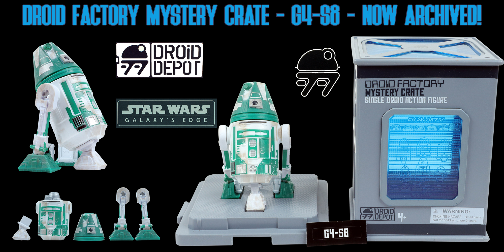 Droid Factory Mystery Crate G4-S8 Archived