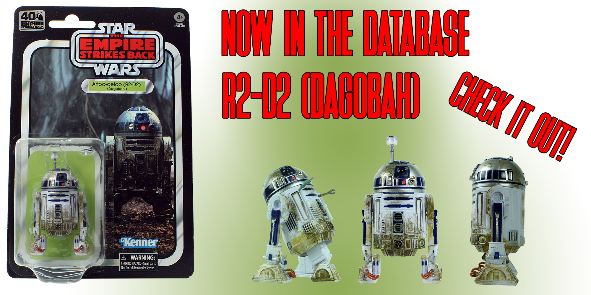Black Series R2-D2 (Dagobah) Now Added