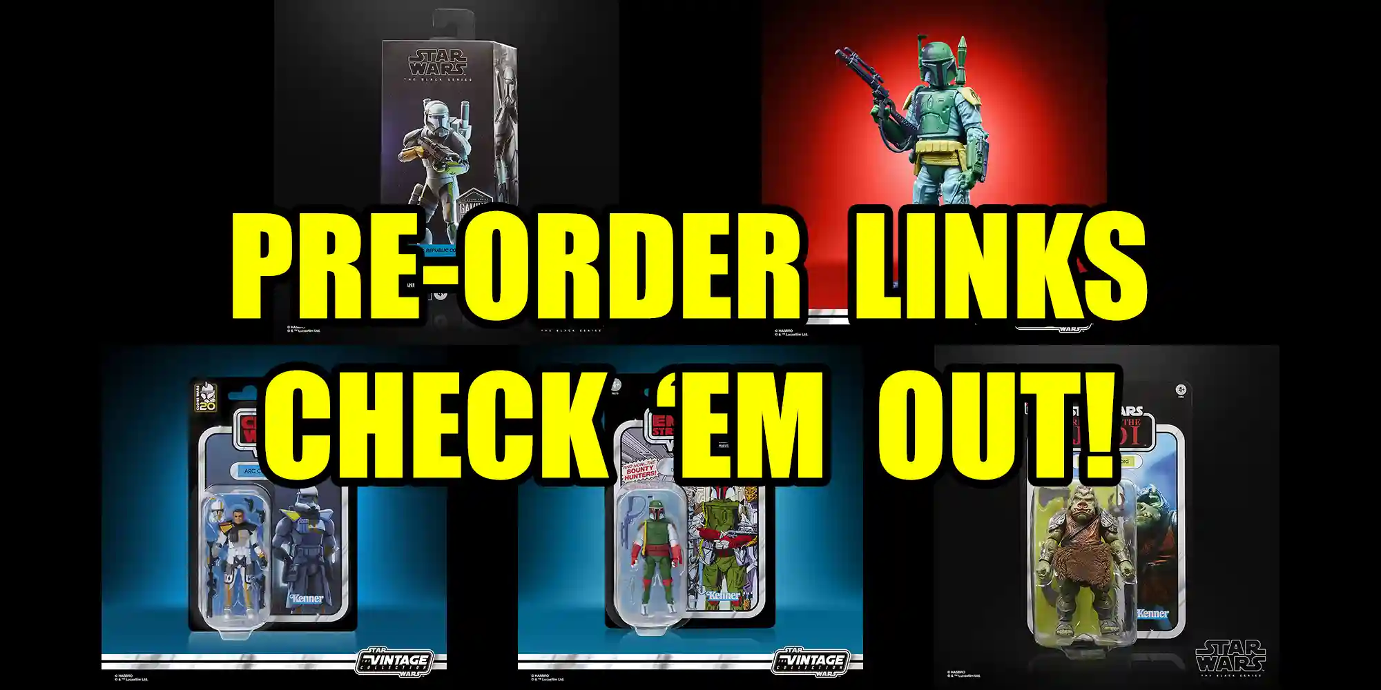 Newly Announced Figures And Pre-Order Links