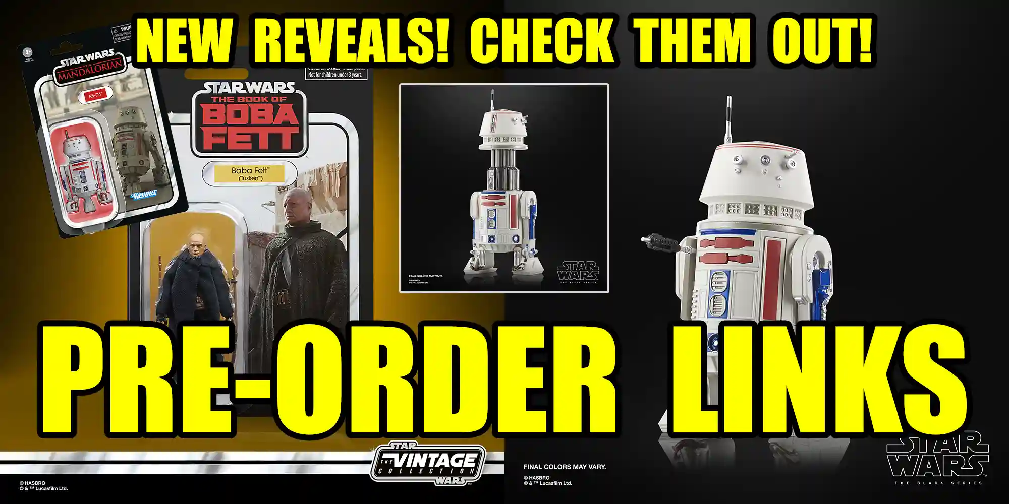 Pre-Order Links And Details! Check It Out! #MandoMania