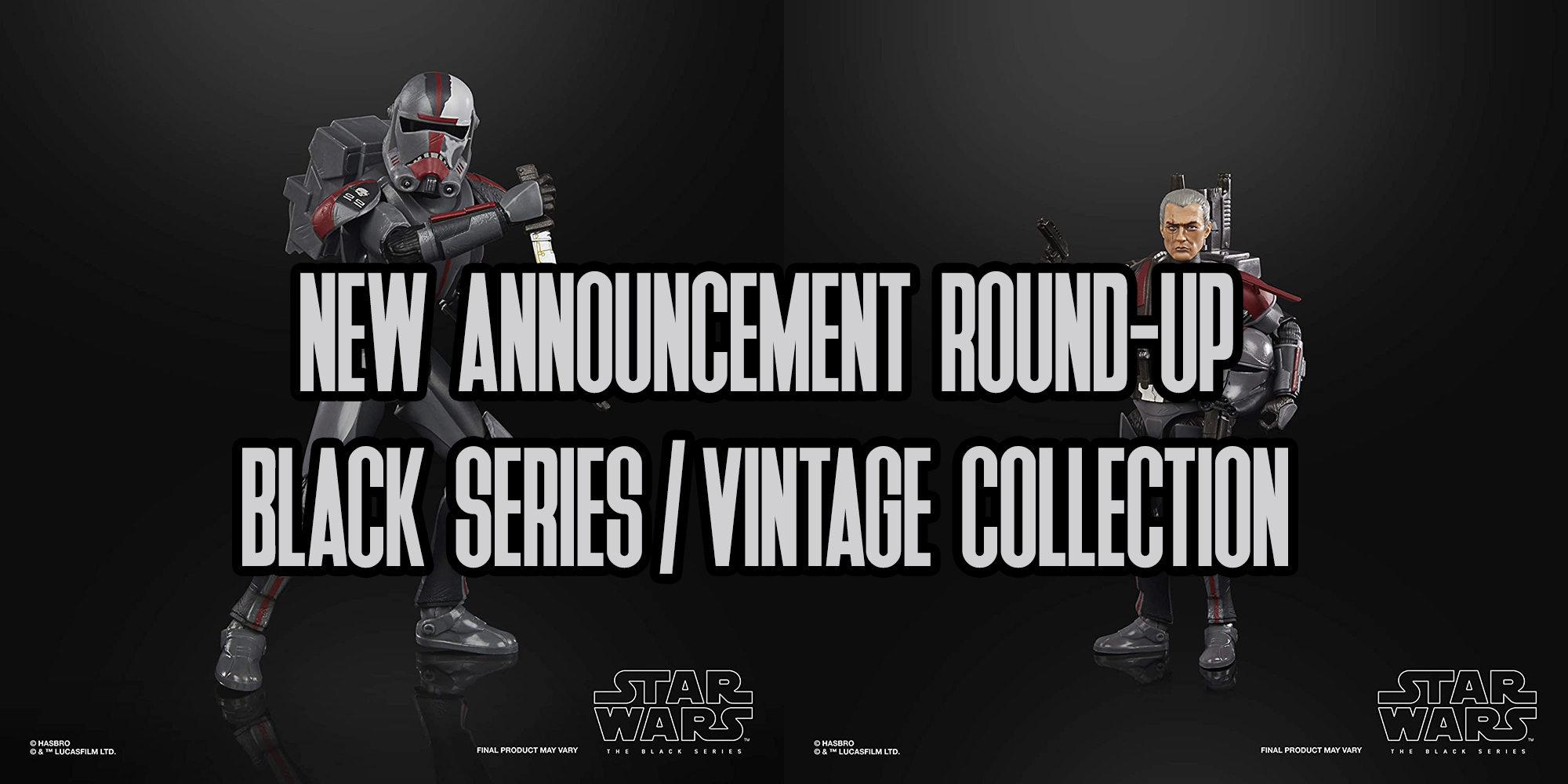 Today's Hasbro Black Series And Vintage Collection Announcements