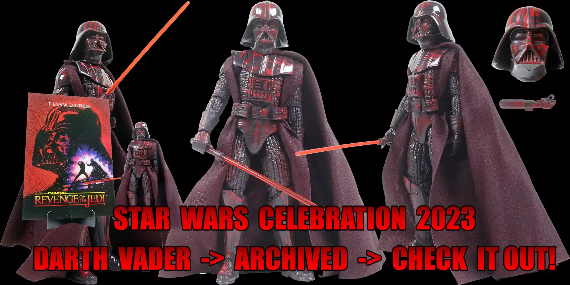 Black Series Darth Vader Star Wars Celebration 2023
