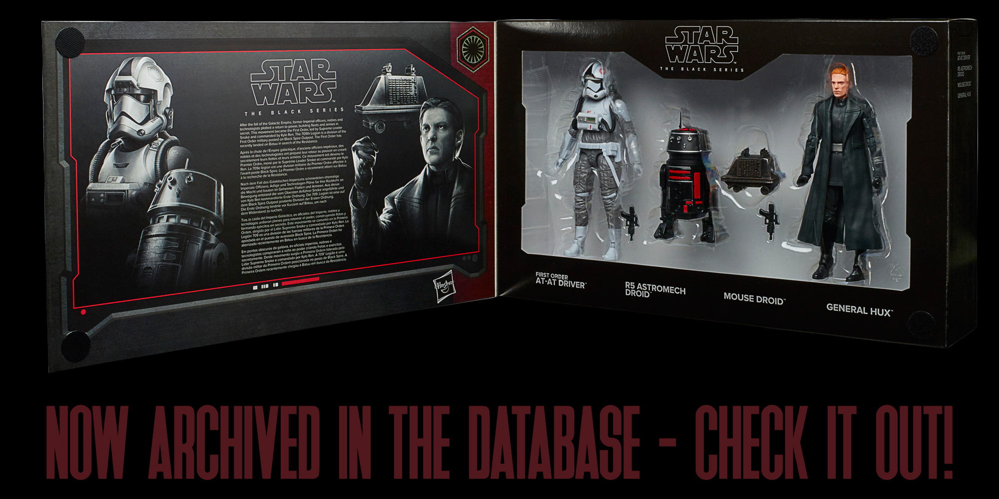 Black Series Galaxy's Edge First Order Multipack - Now Archived