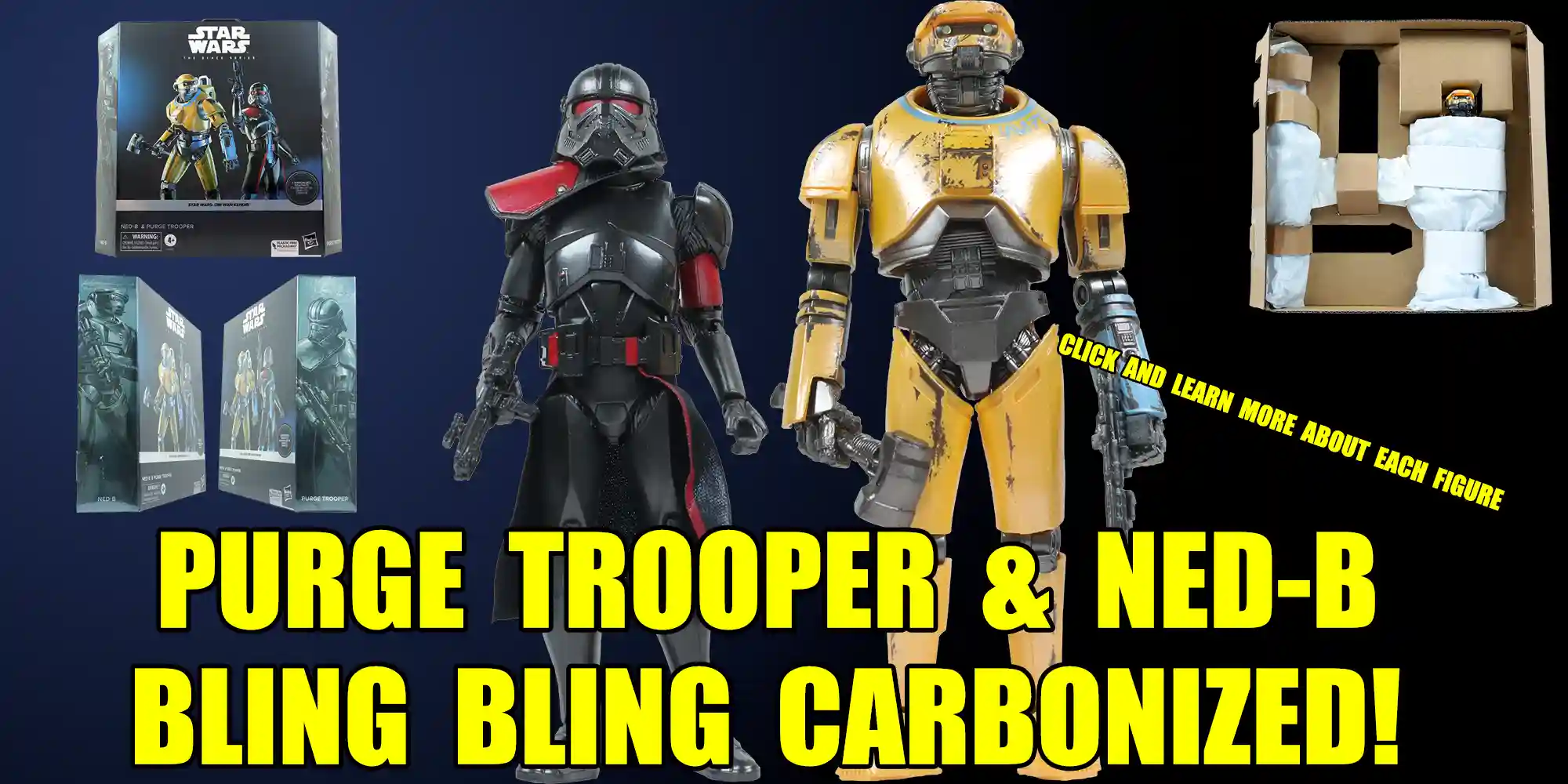 Black Series NED-B & Purge Trooper