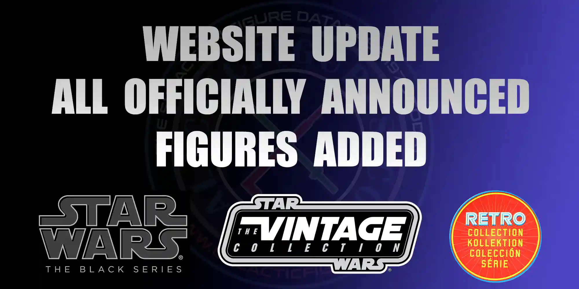 Website Update - Officially Announced Figures Added - Take A Look!
