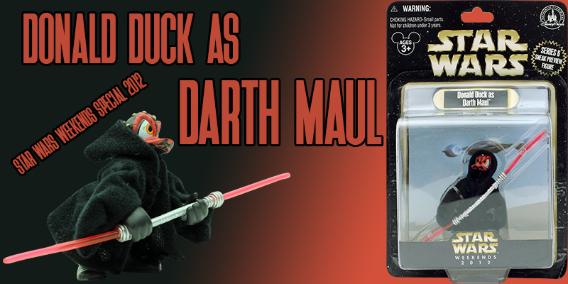 Check Out Donald Duck As Darth Maul!