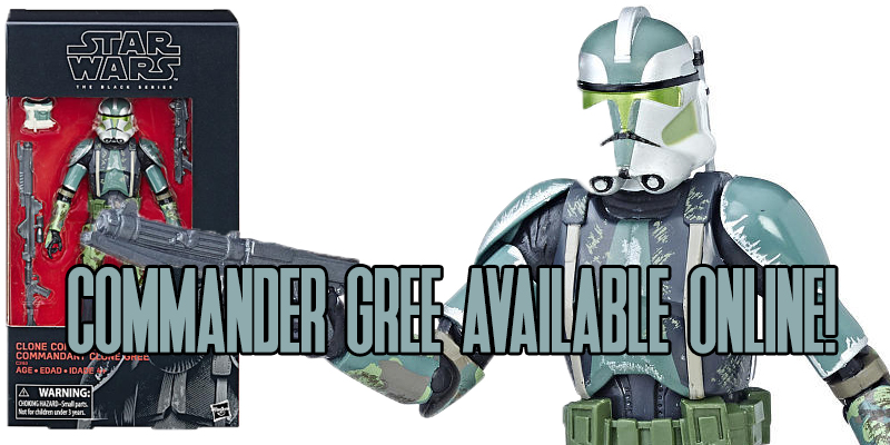The Black Series 6" Commander Gree Is Now Available Online!