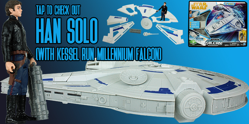 Check Out The Kessel Run Millennium Falcon With Han Solo!