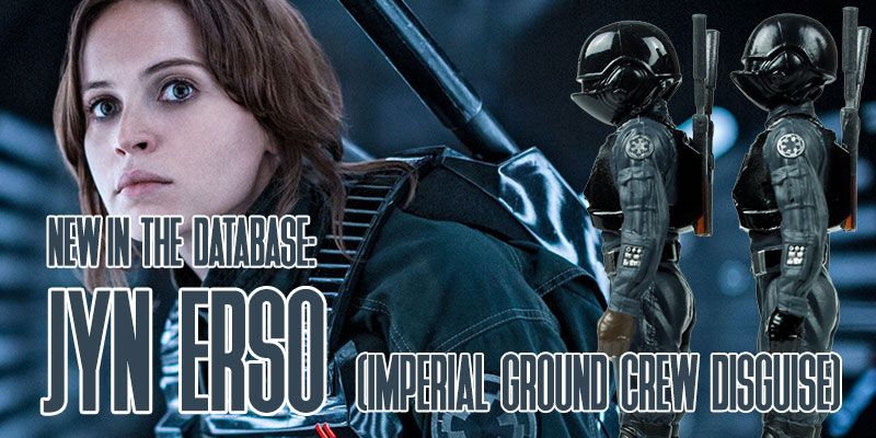 New In The Database: 3 3/4" Jyn Erso (Imperial Ground Crew Disguise)!