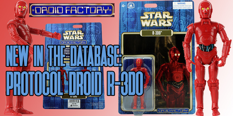 New In The Database: Disney's Droid Factory R-3PO