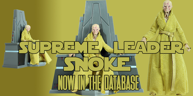 New In The Database: The Black Series 6" Supreme Leader Snoke (Throne Room)