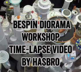 Star Wars Diorama Builder Hasbro Time Lapse Video