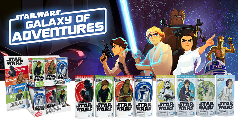 3.75" Action Figures & Mini Comic Packs Galaxy of Adventure Details about   STAR WARS 