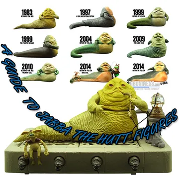 A Guide To Jabba The Hutt Action Figures For 3 3/4" Collectors