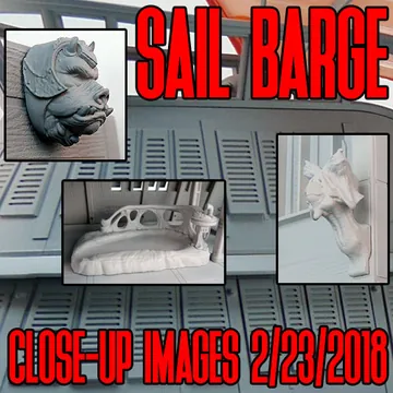 Jabba's Sail Barge - A Closer Look!