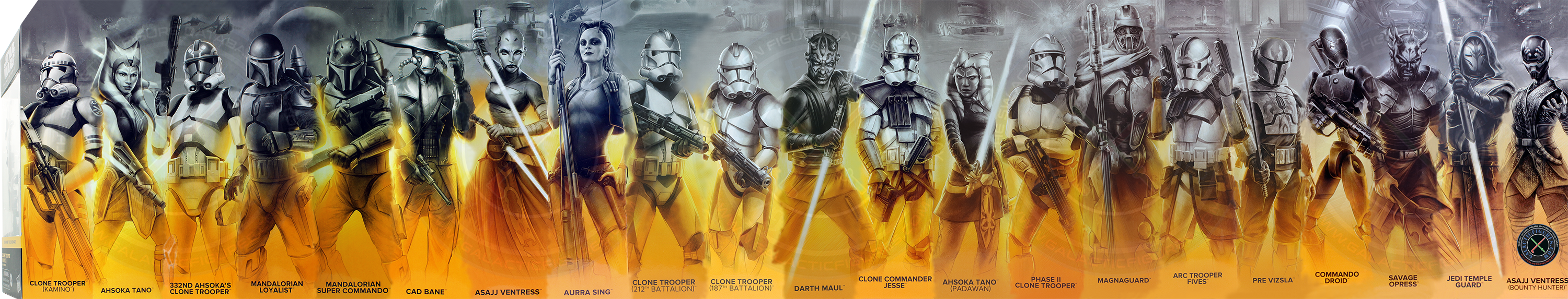 Black Series Mural Clone Wars