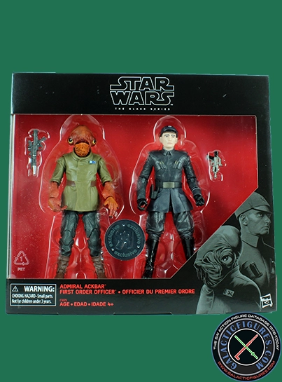 First Order Officer With Admiral Ackbar Star Wars The Black Series