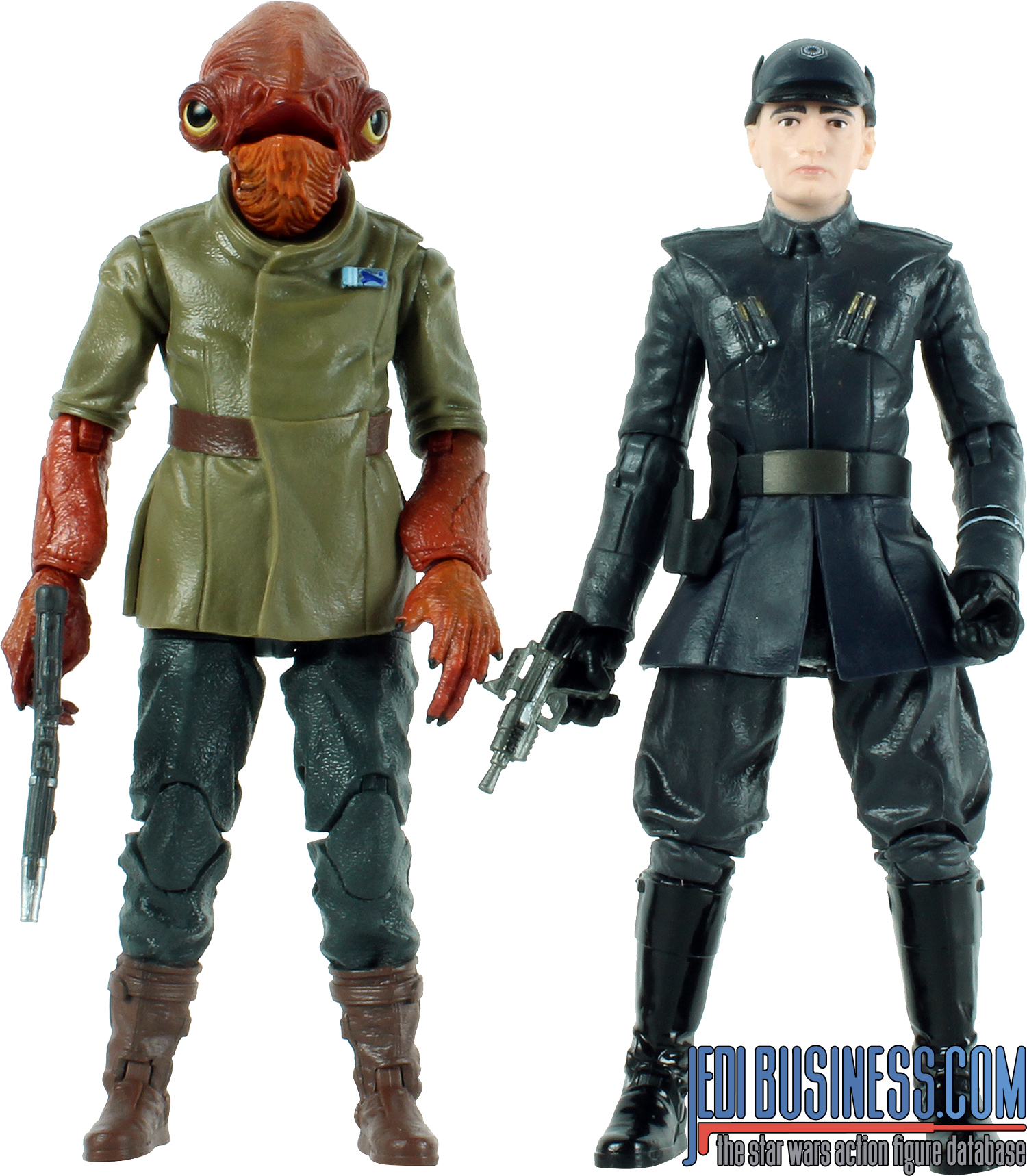 First Order Officer With Admiral Ackbar