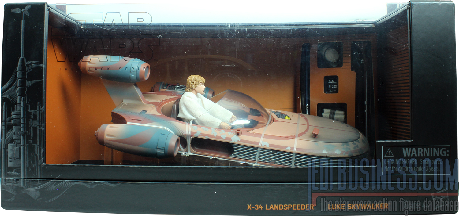 Luke Skywalker With X-34 Landspeeder