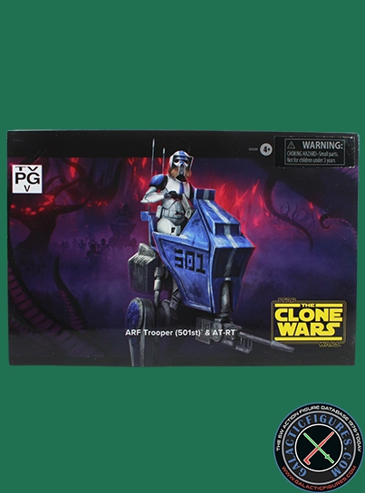 ARF Trooper 501st Legion With AT-RT Vehicle Star Wars The Black Series