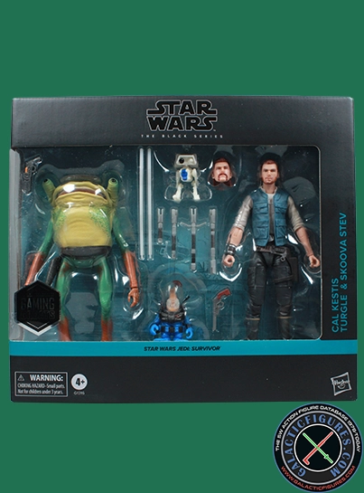 BD-1 Jedi: Survivor 4-Pack With Turgle, BD-1, Cal Kestis, Skoova Stev Star Wars The Black Series