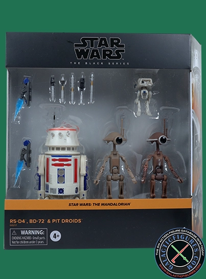 BD-72 4-Pack With R5-D4, 2 Pit Droids, BD-72 Star Wars The Black Series