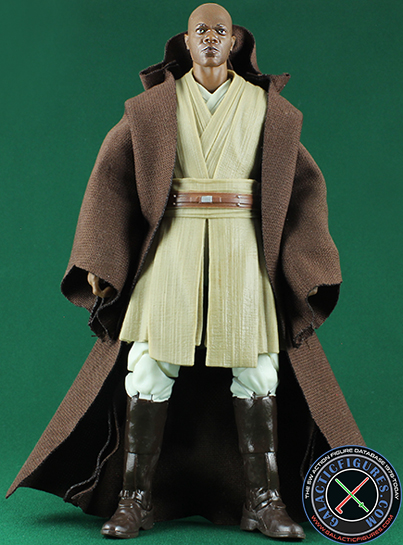 Hasbro Star Wars Mace Windu With Lightsaber And Jedi Cloak Action Figure for sale online