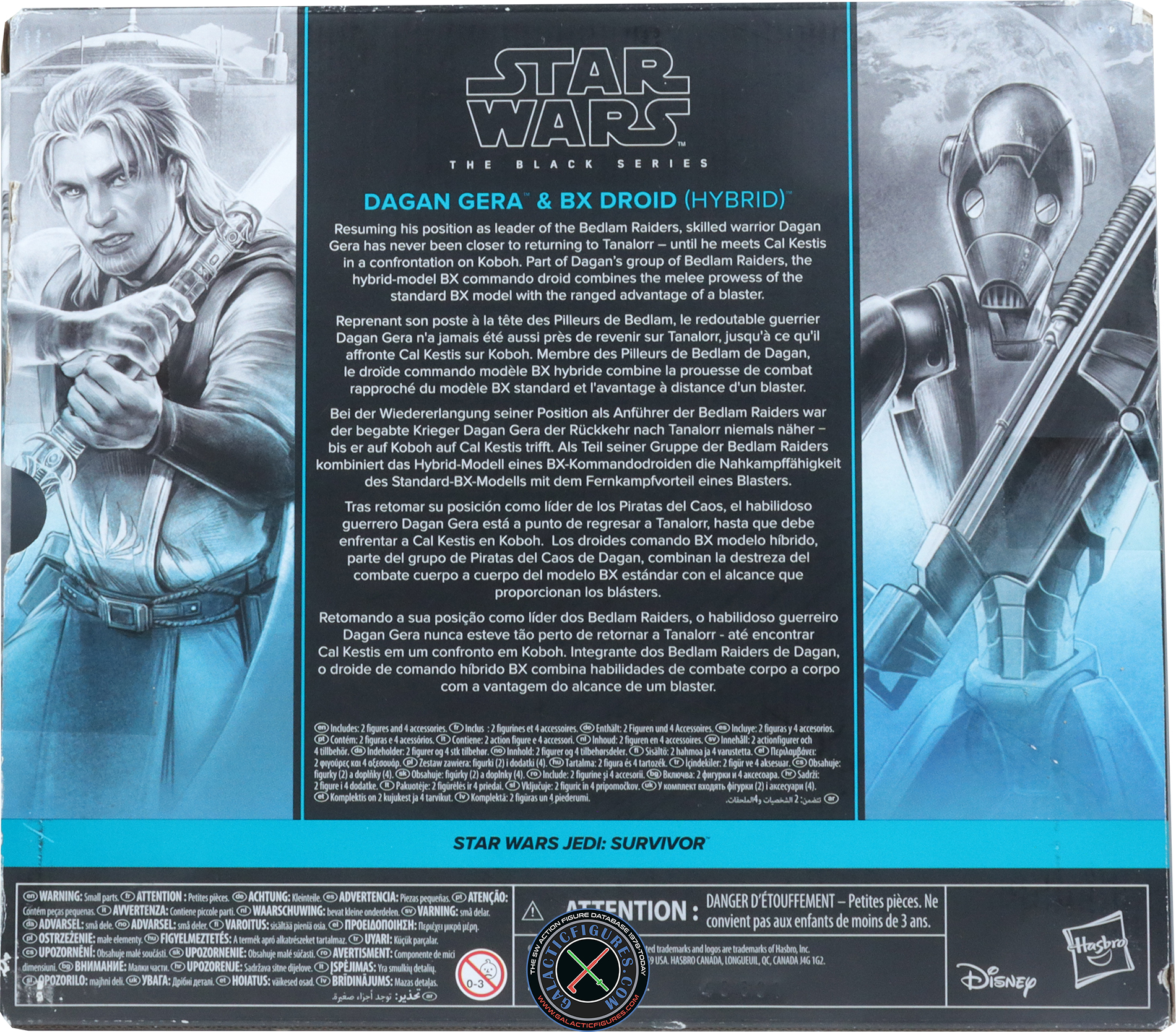 Dagan Gera Jedi: Survivor 2-Pack With Dagan Gera & BX Droid