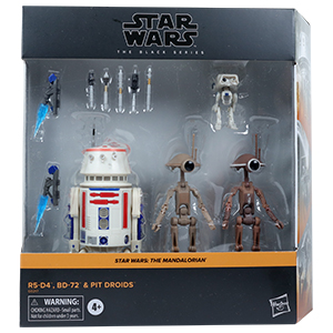 Pit Droid 4-Pack With R5-D4, 2 Pit Droids, BD-72