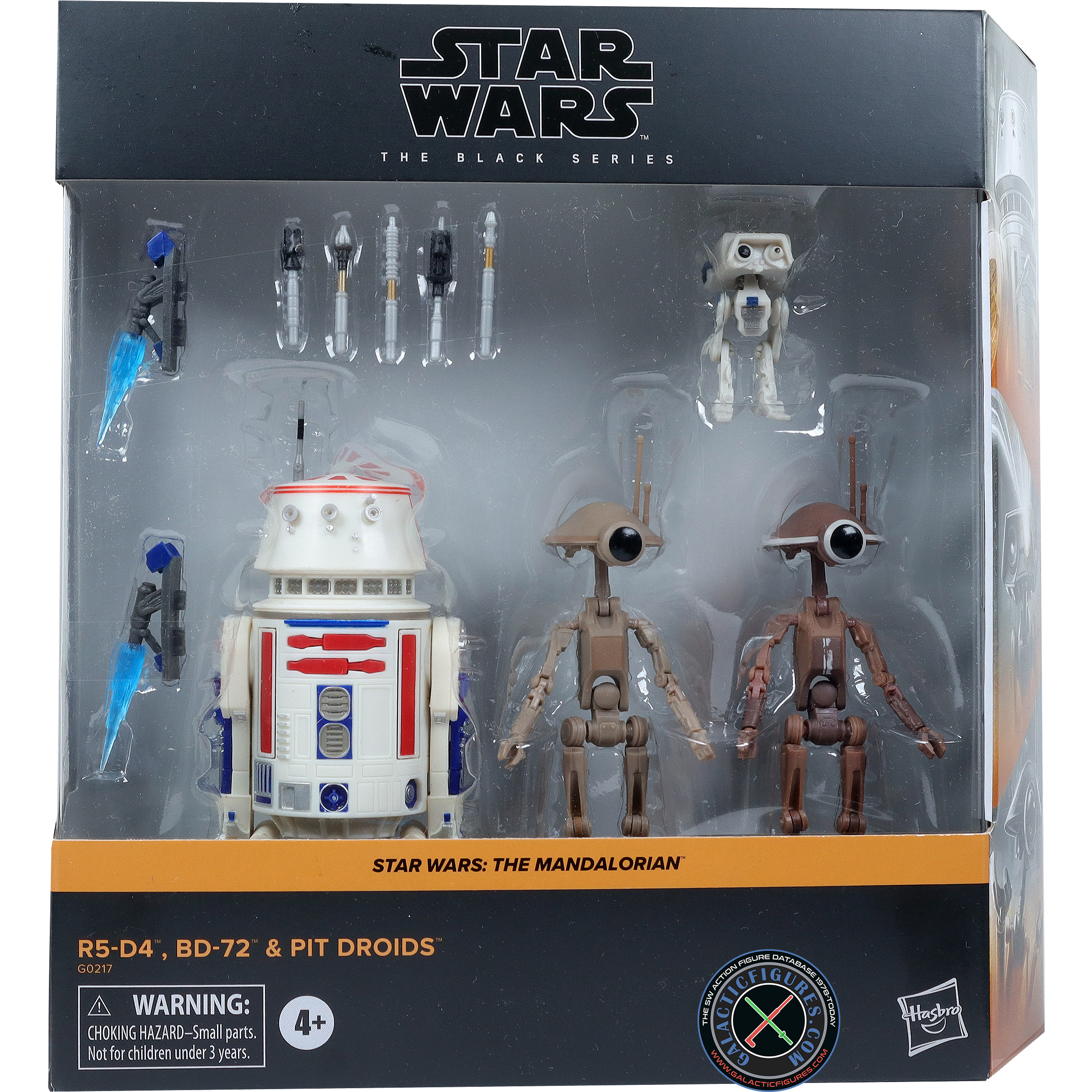 Pit Droid 4-Pack With R5-D4, 2 Pit Droids, BD-72