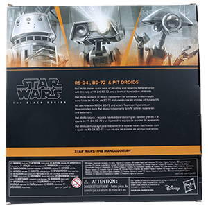 Pit Droid 4-Pack With R5-D4, 2 Pit Droids, BD-72