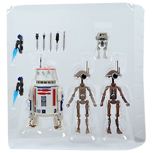 Pit Droid 4-Pack With R5-D4, 2 Pit Droids, BD-72