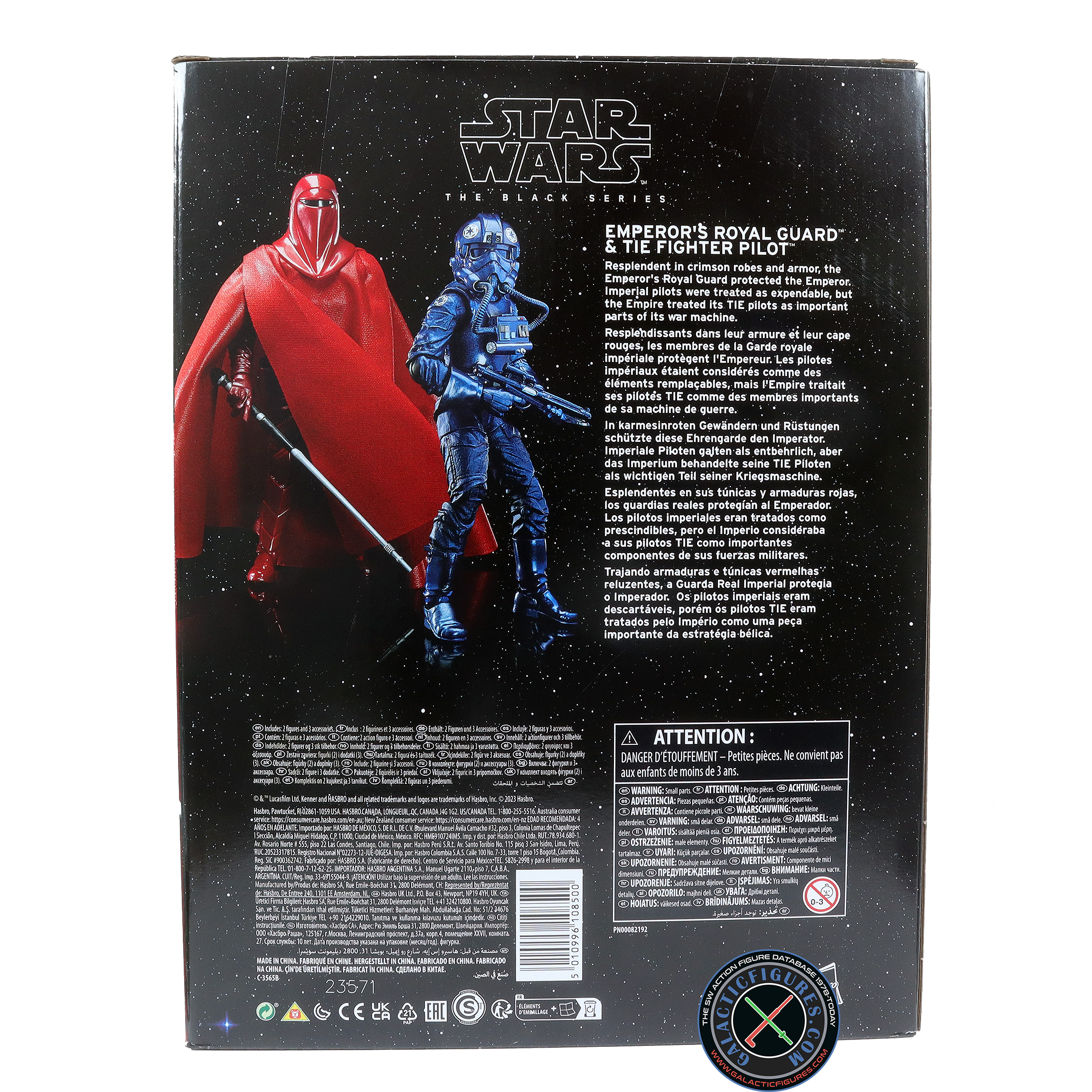 Emperor's Royal Guard Carbonized 2-Pack With Tie Fighter Pilot
