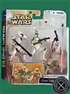 Clone Trooper Captain 3 Pack #6 (with one white armored clone, clone sergeant and clone captain) Clone Wars 2D Micro-Series (Realistic Style)