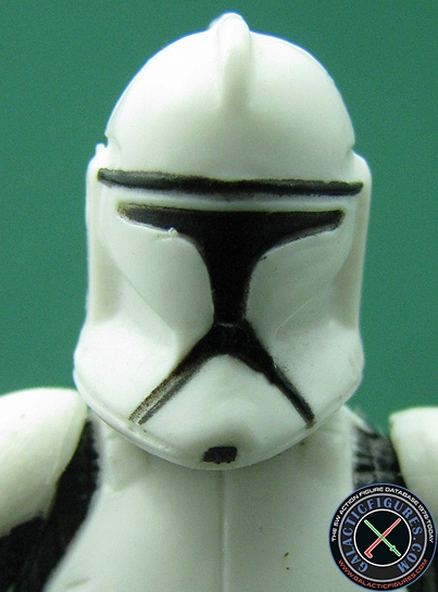 Clone Trooper 3 Pack #6 (with one white armored clone, clone sergeant and clone captain) Clone Wars 2D Micro-Series (Realistic Style)