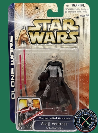 Asajj Ventress Sith Apprentice Clone Wars 2D Micro-Series (Realistic Style)