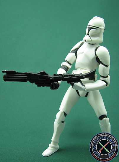 Clone Trooper 3 Pack #1 (with all white armored clone troopers) Clone Wars 2D Micro-Series (Realistic Style)