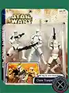 Clone Trooper 3 Pack #1 (with all white armored clone troopers) Clone Wars 2D Micro-Series (Realistic Style)